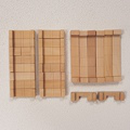 R08821 - Diamond puzzle, ecru 