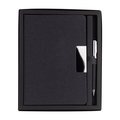 R17018.02 - Plata RPET Notebook & Pen Gift Set, black 