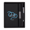 R17018.02 - Plata RPET Notebook & Pen Gift Set, black 