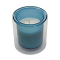 R17380.04 - Glasen scented candle in glass, blue 