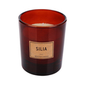 R17417.10 - Silia candle in a wooden box, brown 