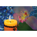 R17476 - Scented candle set, brown/yellow 