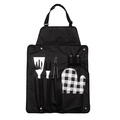 R17701.02 - Steakout& BBQ set with apron, black 
