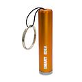 R17811.15 - LumiRing Keychain flashlight with illuminated logo, orange
