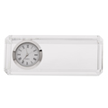 R22186.00 - Crisitalino paperweight with clock, colorless 