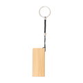 R22828.13 - Bamboo keyring with phone stand., beige 