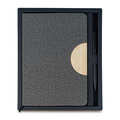 R64209.21 - Fold notepad & pen set, grey 