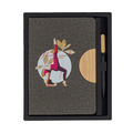 R64209.21 - Fold notepad & pen set, grey 