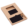 R64238.02 - Porto notepad with ballpen set, black 