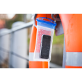 R64327 - Waterproof mobile holder Crystal, colorless/blue 