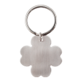 R73191 - 4-leaf clover keyring, silver 