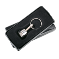 R73225 - Piston metal keyring, silver 