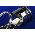 R73225 - Piston metal keyring, silver 