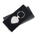 R73277 - Stout Heart metal keyring, silver 