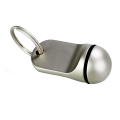 R73312 - Old School metal keyring, silver 