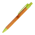 R73434.05 - Evora bamboo ballpen, green 