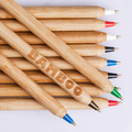 R73438.06 - Chavez bamboo ballpen, white 