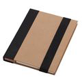 R73661.02 - Kraft Paper notepad with memo set, black/beige 