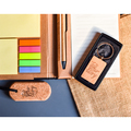 R73661.02 - Kraft Paper notepad with memo set, black/beige 