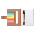 R73667.13 - Mini notepad 80x110/100p plain with ballpen, beige 