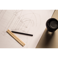 R73761.13 - Simple pencil and ruler set, beige 