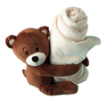 R74044.10 - Tuli teddy bear with blanket, brown 