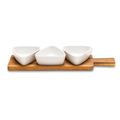 R85316.06 - Nardo tray with bowls , white 