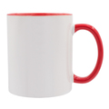 R85319.08 - 330 ml Gaeta mug with sublimation coating, red 