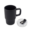 R85323.02 - 440 ml Azzurro ceramic mug, black 