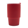 R85323.08 - 440 ml Azzurro ceramic mug, red 