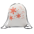 X91031.06 - Glitter christmas gift bag, white 